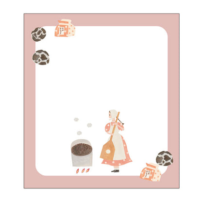 【オフィシャルグッズ】 大手饅頭伊部屋×ネクタイ メモ [4柄入り] サンスター文具 U-MEMO-02 [M便 1/12]