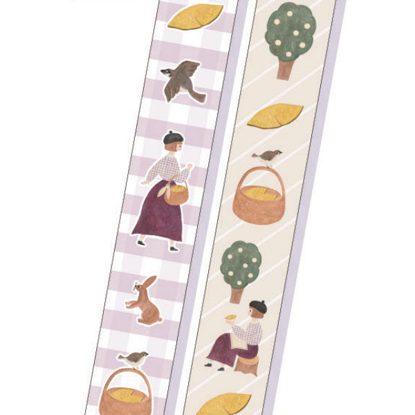 【オフィシャルグッズ】 橘香堂×ネクタイ マスキングテープ [全2種] カモイ ｵﾘｼﾞﾅﾙMT-8[M便 1/24]