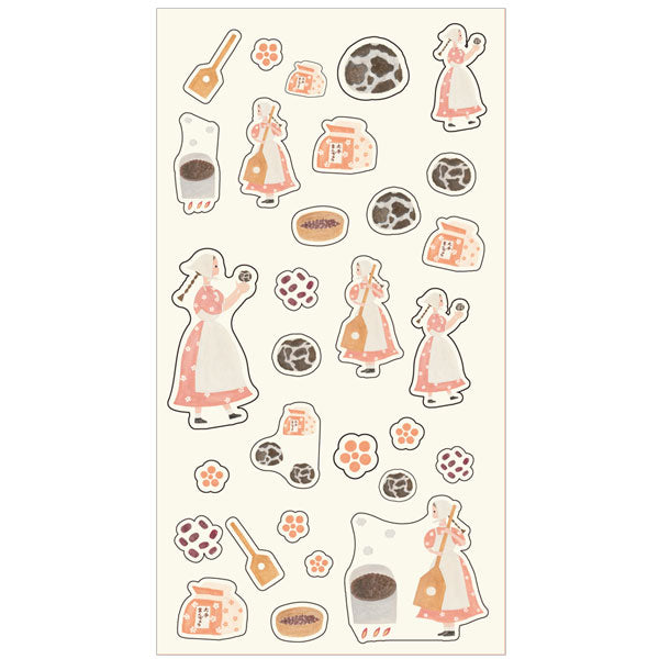 【オフィシャルグッズ】 大手まんぢゅう×ネクタイコラボ シートシール 古川紙工 O-5037 [M便 1/60]