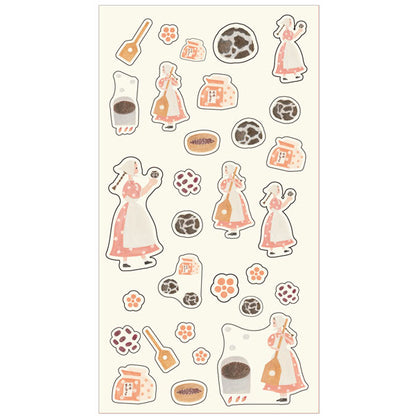 【オフィシャルグッズ】 大手まんぢゅう×ネクタイコラボ シートシール 古川紙工 O-5037 [M便 1/60]