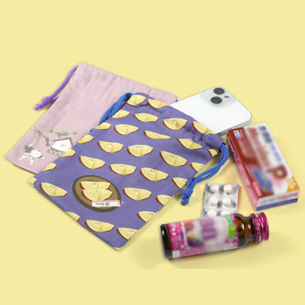 橘香堂×うさぎやコラボ 巾着 ハイタイド USA-P** [M便 1/8] – 文具専門