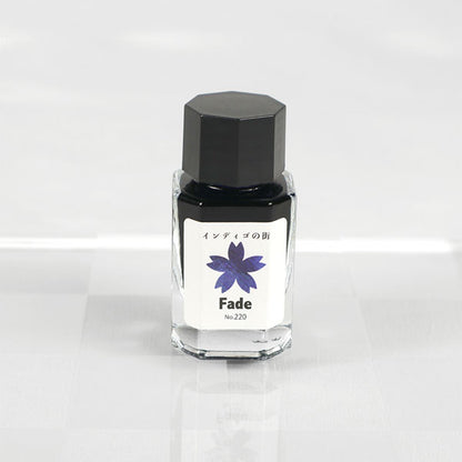 【Fade】インディゴの街シリーズ 万年筆インク 15ml 箱入り うさぎやオリジナル BU-220