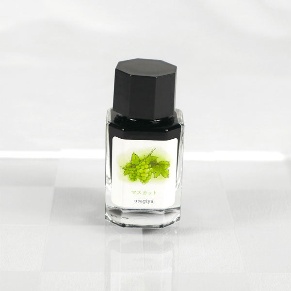 【マスカット】備中想色シリーズ 万年筆インク 15ml 箱入り うさぎやオリジナル U-BT002