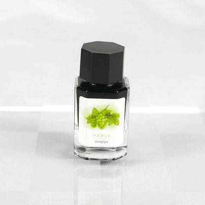 【マスカット】備中想色シリーズ 万年筆インク 15ml 箱入り うさぎやオリジナル U-BT002