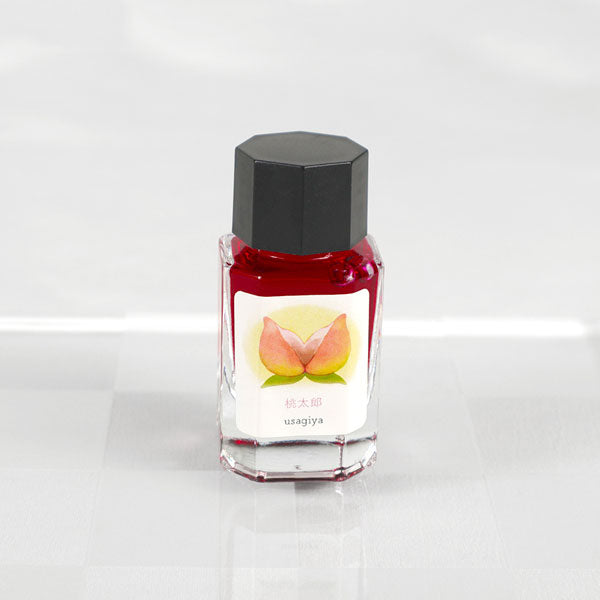 ももたろう 万年筆 桃太郎】備中想色シリーズ 万年筆インク 15ml 箱入り うさぎや