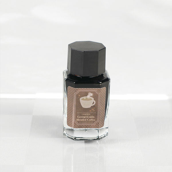 【ブレンドコーヒー】ジョルジュラパンシリーズ 万年筆インク 15ml 箱入り うさぎやオリジナル U-GL001