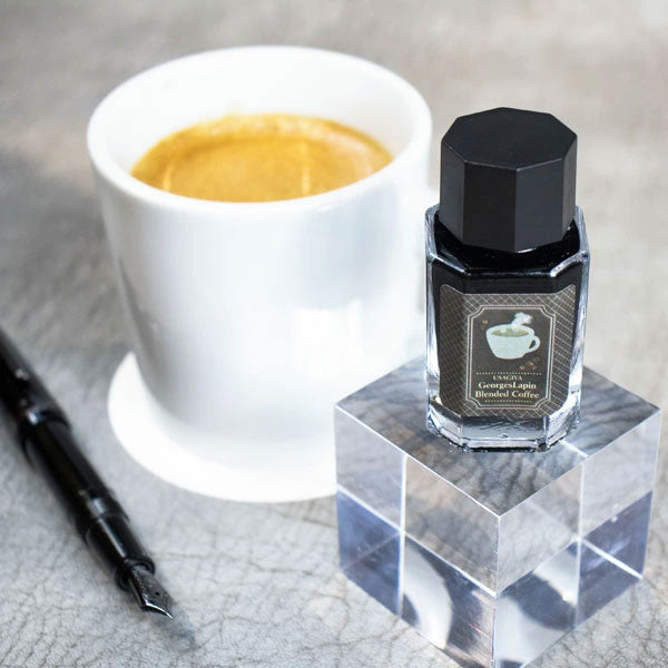 【ブレンドコーヒー】ジョルジュラパンシリーズ 万年筆インク 15ml 箱入り うさぎやオリジナル U-GL001