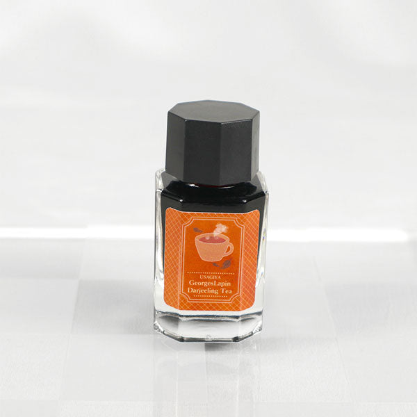 【ダージリンティー】ジョルジュラパンシリーズ 万年筆インク 15ml 箱入り うさぎやオリジナル U-GL002