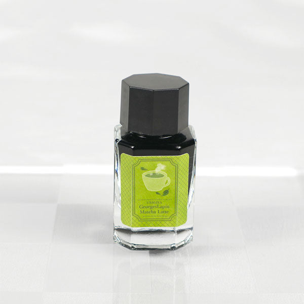 【抹茶ラテ】ジョルジュラパンシリーズ 万年筆インク 15ml 箱入り うさぎやオリジナル U-GL003