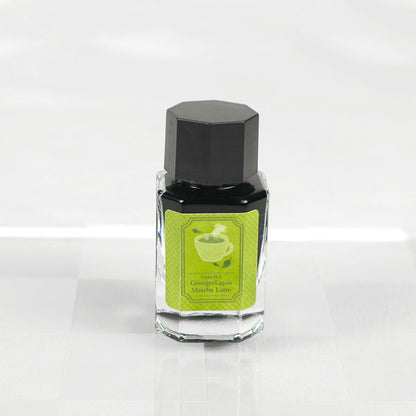 【抹茶ラテ】ジョルジュラパンシリーズ 万年筆インク 15ml 箱入り うさぎやオリジナル U-GL003