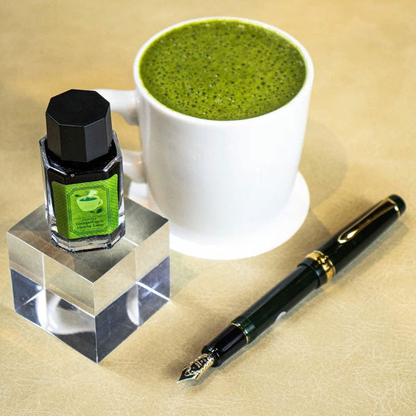 抹茶ラテ】ジョルジュラパンシリーズ 万年筆インク 15ml 箱入り