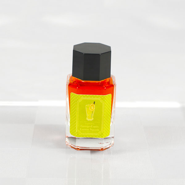 【レモンスカッシュ】ジョルジュラパンシリーズ 万年筆インク 15ml 箱入り うさぎやオリジナル U-GL004