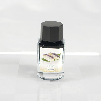 【煌 ままかり】ラメ入り 備前浪漫シリーズ インク 15ml 箱入り うさぎやオリジナル U-BZK001