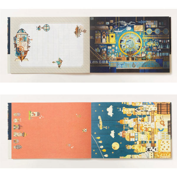 100枚レターブック [空想街雑貨店の100枚レターブック] パイインターナショナル 6018 [M便 1/2]