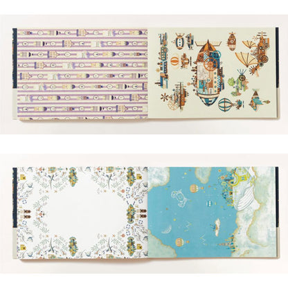 100枚レターブック [空想街雑貨店の100枚レターブック] パイインターナショナル 6018 [M便 1/2]