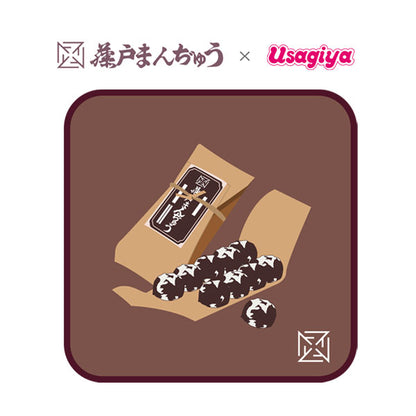 藤戸まんぢゅう×うさぎやコラボ タオルハンカチ 林 ｵﾘｼﾞﾅﾙTH-9 [M便 1/3]