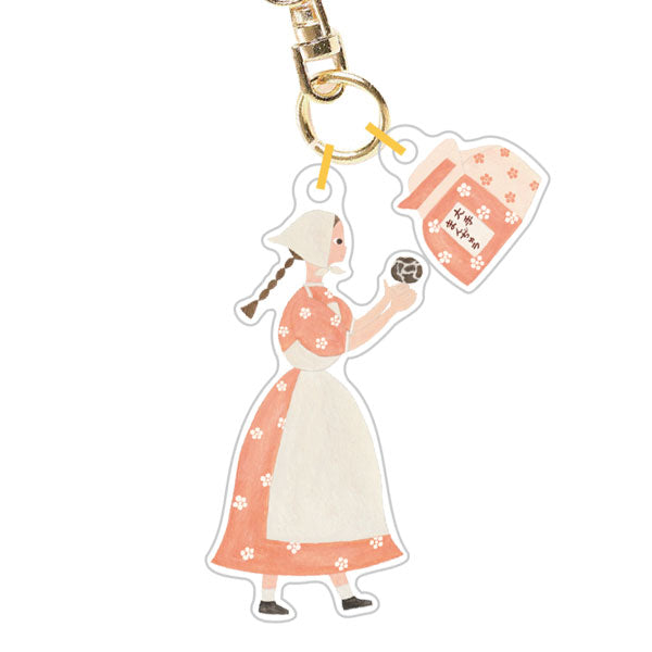 【オフィシャルグッズ】 大手饅頭伊部屋×ネクタイ キーホルダー UKH-02 [M便 1/16]