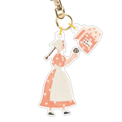 【オフィシャルグッズ】 大手饅頭伊部屋×ネクタイ キーホルダー UKH-02 [M便 1/16]