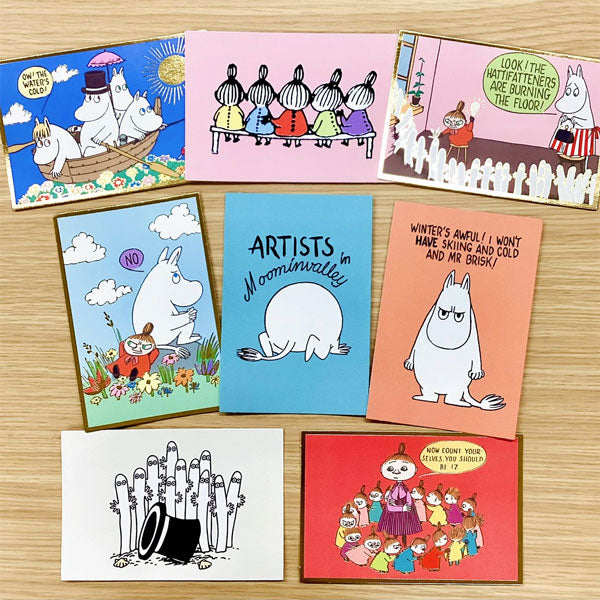 MOOMIN ポストカード [箔/UV加工] 4柄セット ホールマーク 851-187/194/200/217224/231/248/255/  [M便 1/12]