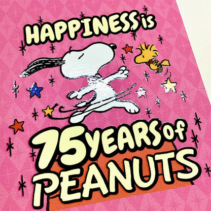PEANUTS コミック生誕75周年 SNOOPY ポストカード [箔/UV加工] 4柄セット ホールマーク 851-149/156/163/170 [M便 1/12]