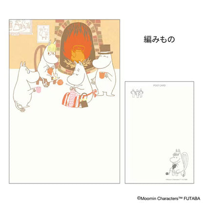 MOOMIN 季節のムーミンはがき [冬柄] 12枚セット フタバ F0322501～F0322512 [M便 1/4]