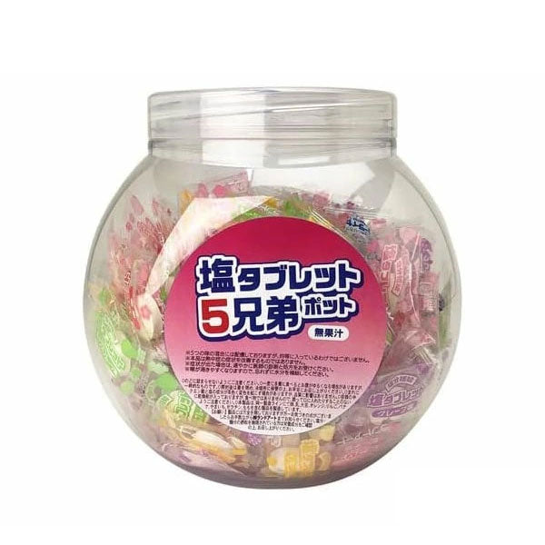 【即納可能】レクノスの塩タブレット５兄弟 ポット入り 400g ハイビスカス 800-5034