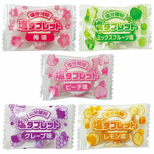 【即納可能】レクノスの塩タブレット5兄弟 ポット入り 400g ハイビスカス 800-5034