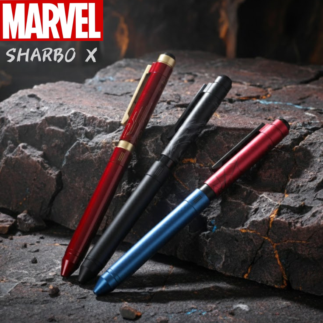 【限定】シャーボX 限定マーベル デザイン ST3 MV B-SB14 ゼブラ 複合ペン【送料無料*】【リフィル付き】 MARVEL 専用化粧箱 ze_2511