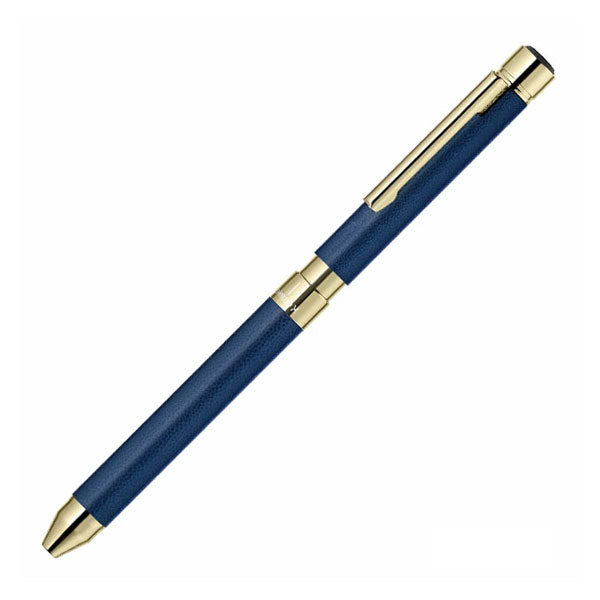 限定セット シャーボX SL6 レザー調 ゴールドメッキタイプ ＜リフィルセット：シャープ0.5mm、ジェルJSB 0.5mm芯（ブラック/カーマインレッド）＞ 複合ペン ゼブラ SB36【送料無料*】