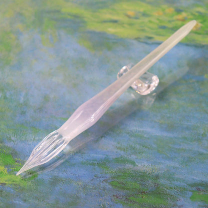 【抽選用ページ】 ガラス工房aun　オリジナルガラスペン　クロード・モネ ≪睡蓮≫