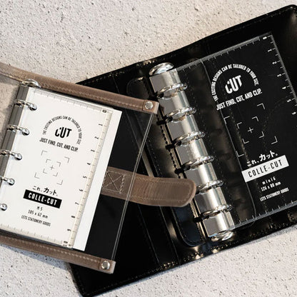 システム手帳専用カッティングガイド これ、カット mini6サイズ [全2色] LETS STATIONERY GOODS 文匠 L26-CRCT02 [M便 1/32]