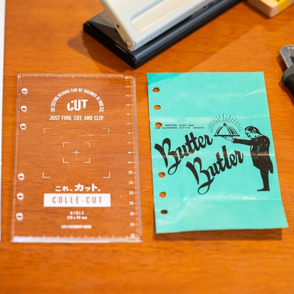 システム手帳専用カッティングガイド これ、カット mini6サイズ [全2色] LETS STATIONERY GOODS 文匠 L26-CRCT02 [M便 1/32]