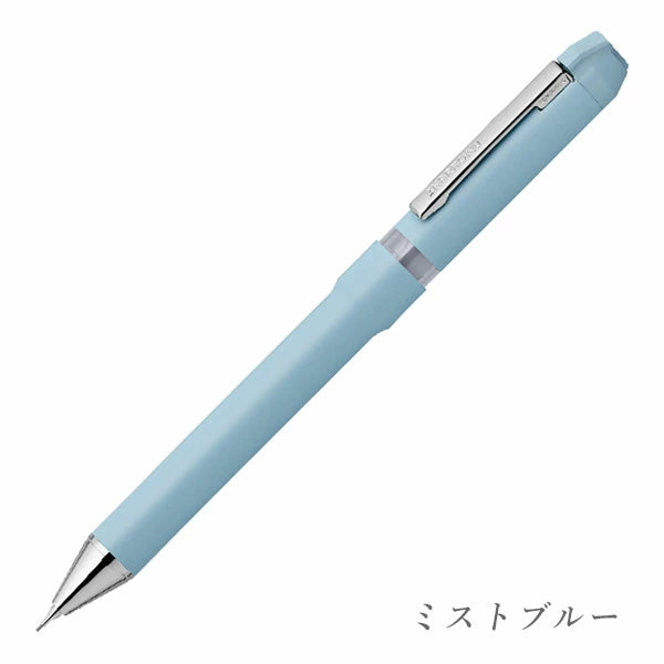 【名入れ無料！ネコポス送料無料】 限定！シャーボNu リラックスカラーシリーズ 回転式 多機能ペン ボール径0.5mm 3機能（2色エマルジョン0.5黒/赤+シャープ0.5mm） ゼブラ SBS35-RC [M便 1/3]