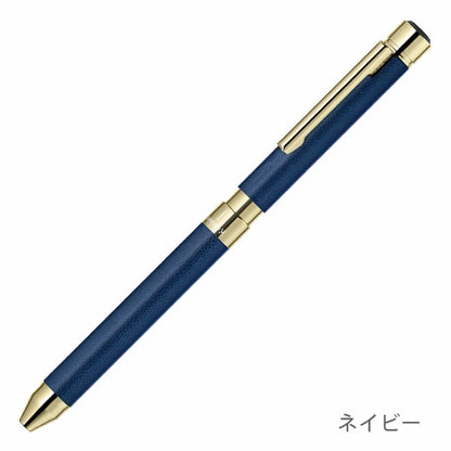 【 名入れ・マーク可能】ゼブラ シャーボX SL6 レザー調 ゴールドメッキタイプ 複合ペン シャーボ ボールペン SB36 ＜本体のみ＞ [M便 1/3]