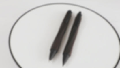 【KURASHIKI BNG.】 SPIRA -スピラ- 木軸 ＜縞黒檀 /しまこくたん＞ ボールペン/シャープペンシル うさぎやオリジナル